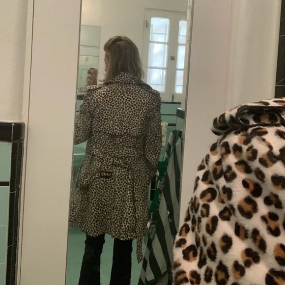 Michael Kors Collection Calf Hair Trench